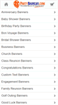 Mobile Screenshot of partybanners.com